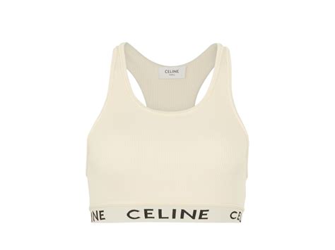 celine top bra|celine striped sports bra.